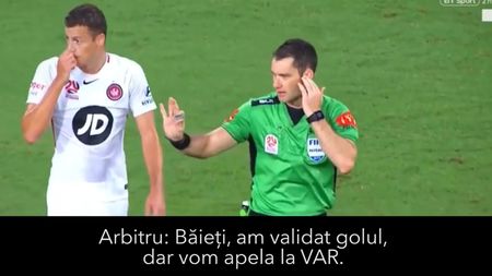 Cum se vede un meci de fotbal, din poziția arbitrilor. VIDEO | Experiment inedit. Conversațiile din timpul partidei au fost făcute publice: "O să acord golul, după care vom apela la VAR"