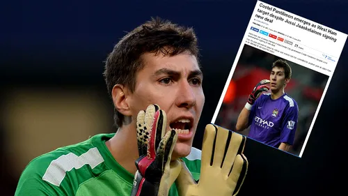 Costel Pantilimon este pe lista lui West Ham. Daily Mail vede situația cel puțin ciudată