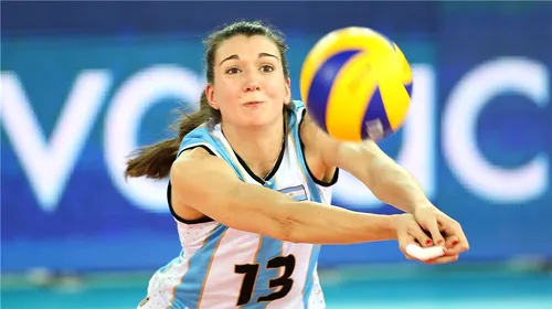 Transfer olimpic la echipa feminină de volei Dinamo. Argentinianca Leticia Boscacci, prezentă la JO de la Rio cu naționala țării sale, va juca în tricoul alb-roșu