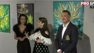 Kira Hagi, eveniment spectaculos în București! Fiica „Regelui” a lansat o expoziție de pictură. „Tata mă susține în tot ceea ce fac!”