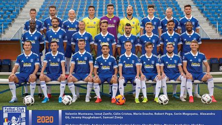 FOTO | ”FC U” Craiova și-a prezentat echipamentele de joc și lotul pentru sezonul de Liga 2