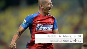 Inspirația lui Reghe! Achim, gol la nici 60 de secunde după ce a intrat pe teren