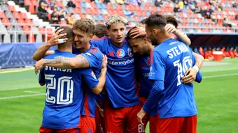 Nicolas Popescu și Mario Roman, la primele goluri pentru Steaua, în ”nebunia” de meci cu CSC Șelimbăr! Cei doi marcatori, chemați la ”raport” în Ghencea