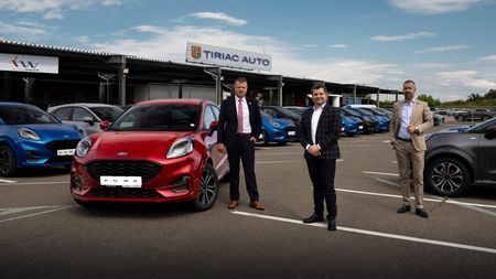 100 de Ford PUMA, livrate de Țiriac Auto, distribuitor autorizat Ford! intră în parcul Klass Wagen Rent-a-Car