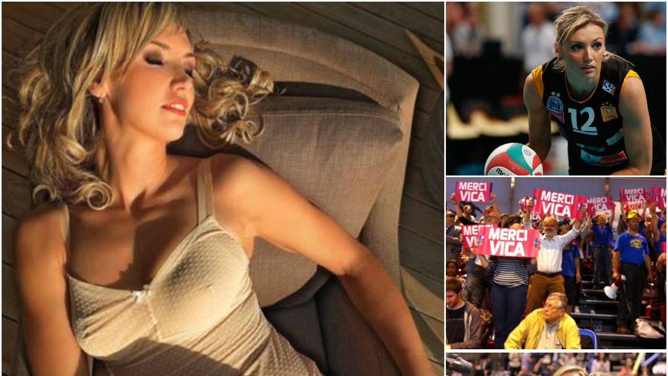 Vica se retrage în glorie. Una dintre cele mai sexy voleibaliste din Europa, Victoria Ravva, a pus punct carierei sportive după ce a cucerit al 19-lea titlu în Franța, cu Cannes