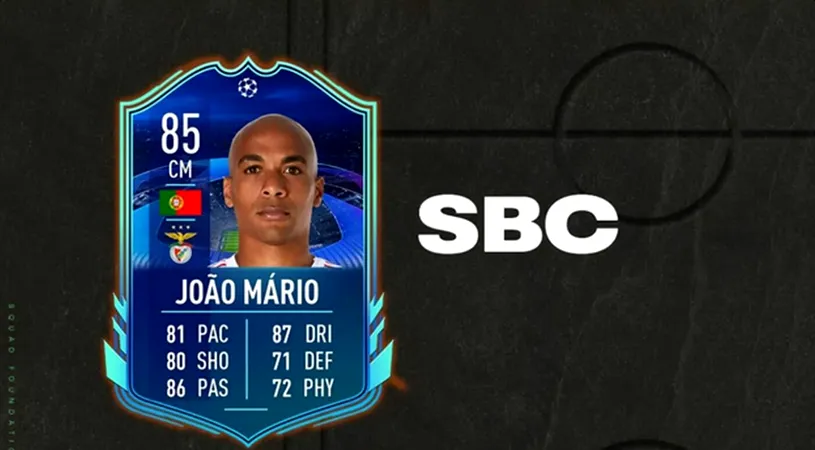 Joao Mario în FIFA 23! Mijlocașul central a primit un card echilibrat din partea Electronic Arts. Cum îl puteți obține