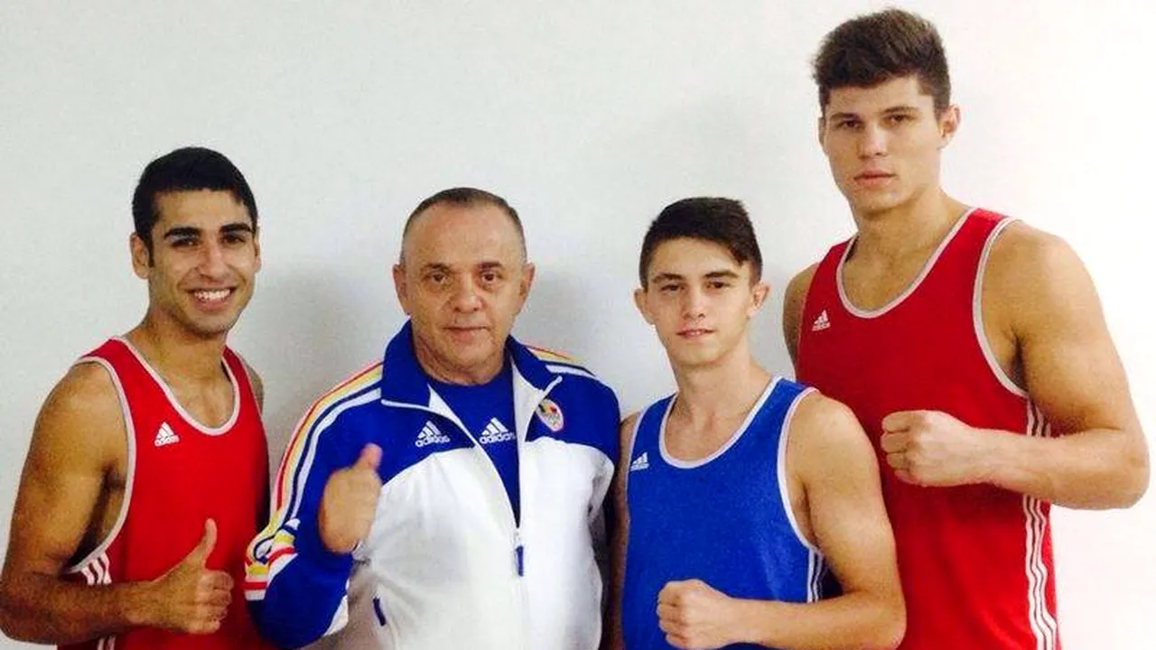 Andrei Arădoaie, campion european de tineret la box. Semigreul de la Dinamo a venit la 12 ani în București, din comuna Lețcani. 