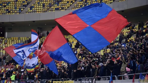Ultrașii din ”Peluza Roș-Albastră” dau de pământ cu jucătorii FCSB-ului. „Rușine! Păcăliți fotbalul și ne păcăliți și pe noi!”
