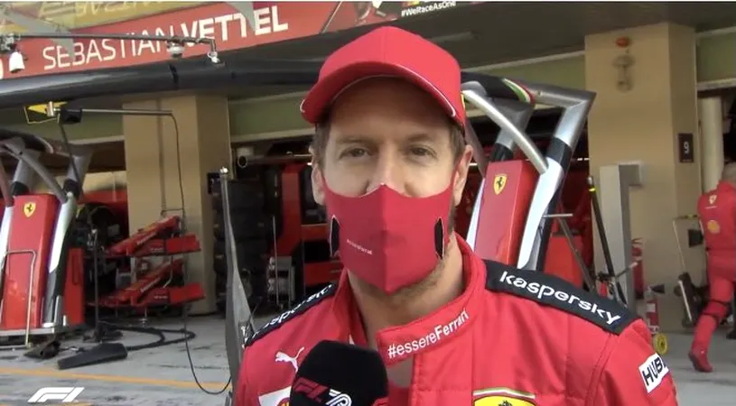 Sebastian Vettel, cel mal slab pilot ai ultimilor 10 ani pentru Ferrari în Formula 1. Ce a declarat după ultima cursă despre echipa sa