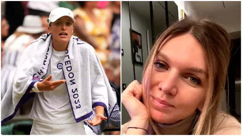 Iga Swiatek, ironizată de fanii Simonei Halep după umilința de la Wimbledon: „Nu oricine o poate bate pe Elina Svitolina de la 1-5!”
