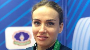 Cristina Iovu, medalie de bronz la Campionatele Mondiale din Turkmenistan la procedeul aruncat, locul 4 la totalul olimpic