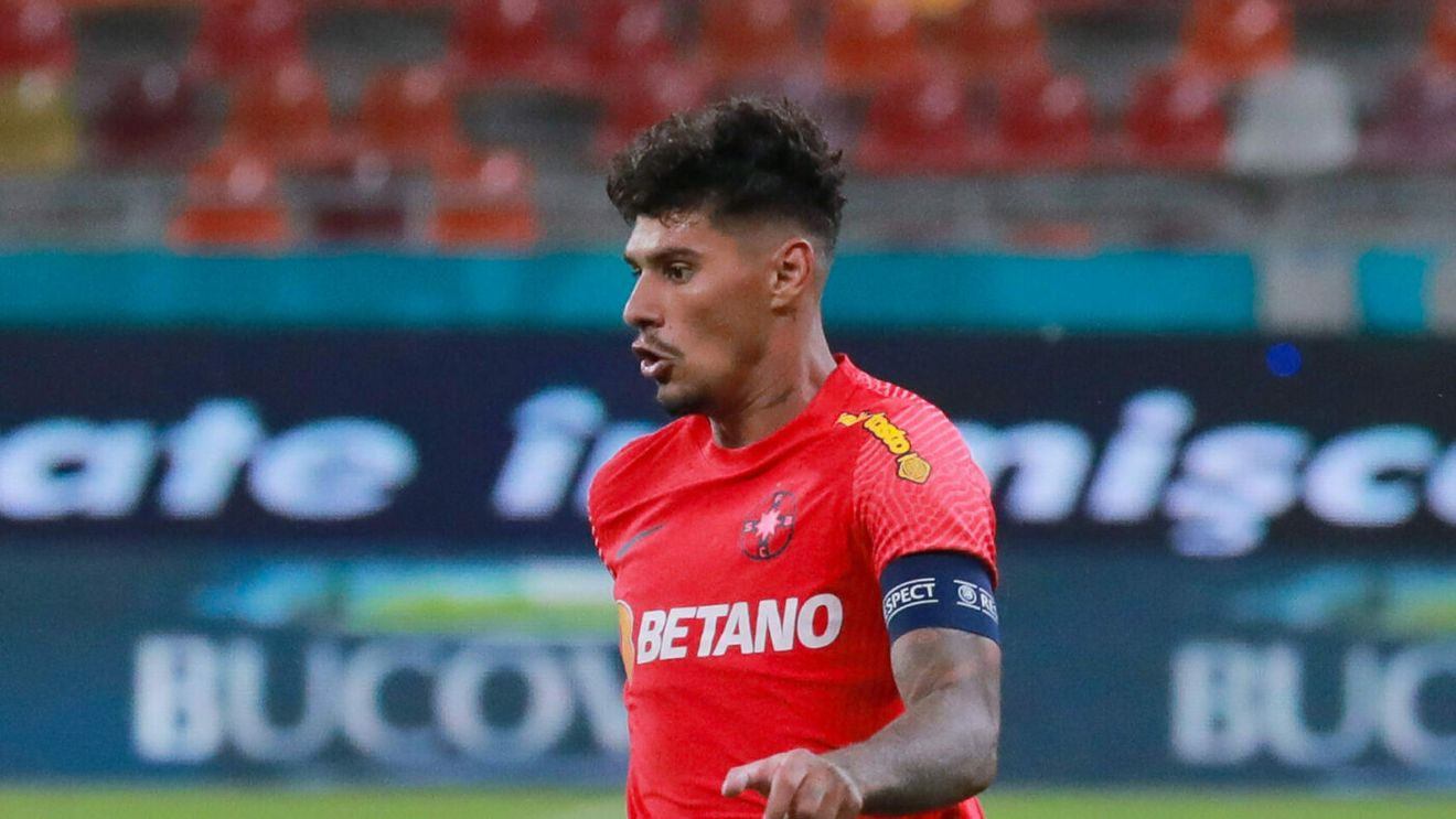 Căpitanul Florinel Coman a fost înlocuit după primele 45 de minute din Dunajska Streda - FCSB! Cine a preluat banderola