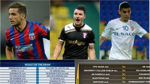 TRENCIN - STEAUA, în turul II al Ligii Campionilor. FC Botoșani - Tskhinvali, în turul I al Europa League și moldovenii vor da peste Legia dacă merg mai departe. Astra - Inverness, în turul II