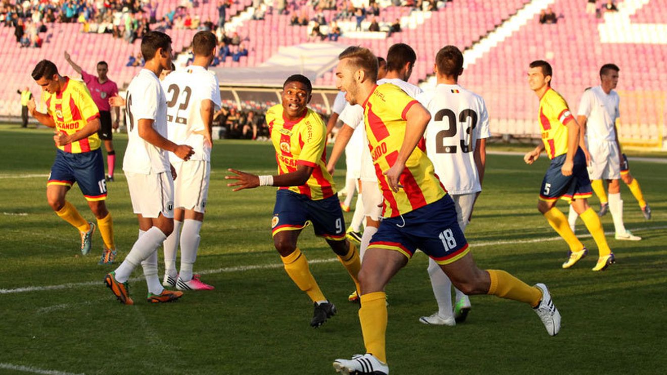 FOTO Faza care a intrigat la meciul dintre Ripensia și "U"! Bănățenii au copiat-o pe Steaua și s-au calificat în optimile Cupei