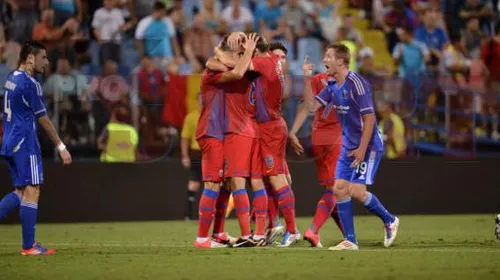 „Diri-diri” cu Ekranas! ** Steaua – Ekranas 3-0! Steliștii se califică pentru a noua oară în grupele cupelor europene