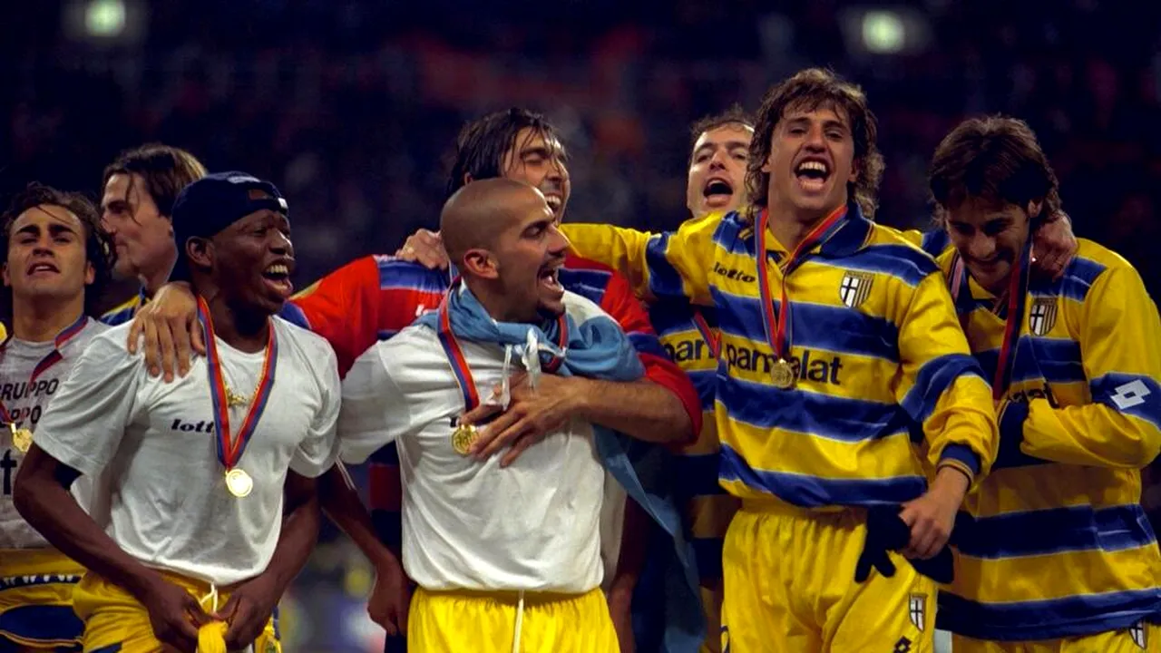 Prăbușire totală pentru Parma! Clubul care cucerea patru cupe europene în anii '90 a fost vândut astăzi pentru UN euro

