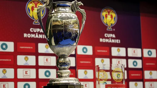 Tragerea la sorți a sferturilor de finală ale Cupei României va avea loc pe 11 ianuarie