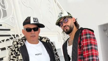 EXTRA „O are în sânge!”. Florin Prunea, apariție de senzație cu blugi largi, ochelari de soare şi şapcă de rapper