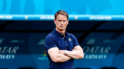 Frank de Boer, dat afară de la naționala Olandei! E primul selecționer demis din cadrul EURO 2020  