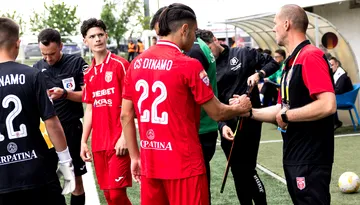 Dublu moment de gală în Liga 2. Fiul unei mari legende a sportului românesc a debutat pentru CS Dinamo alături de cel mai tânăr portar care a jucat vreodată în primele două eșaloane