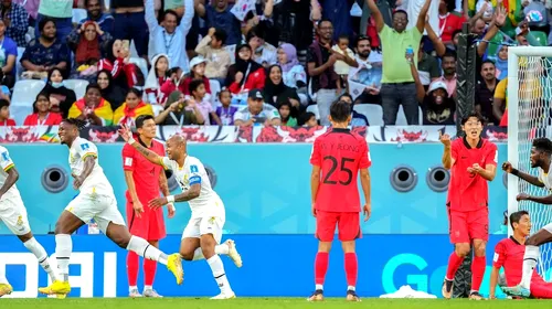 Coreea de Sud – Ghana 2-3 în Grupa H de la Campionatul Mondial din Qatar | Africanii se impun cu emoții