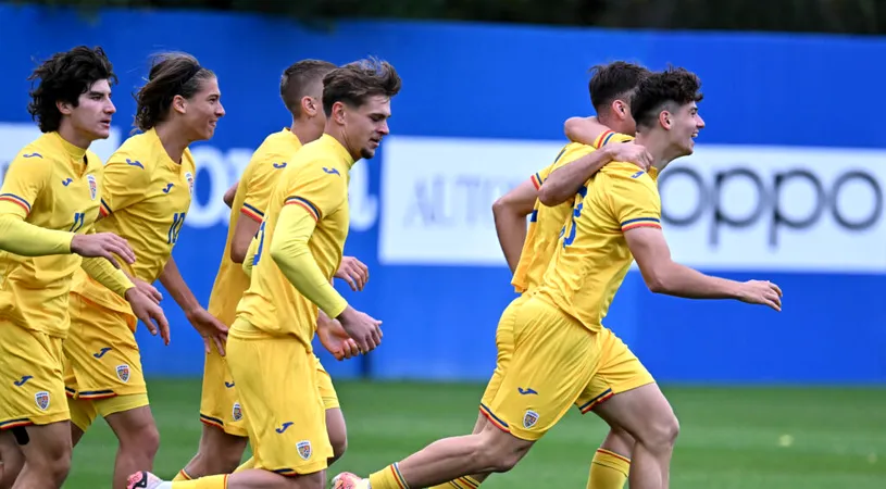 Lotul preliminar al României U19 pentru EURO 2025. Din 25 de jucători convocați, nouă sunt din Liga 2 și unul din Liga 3