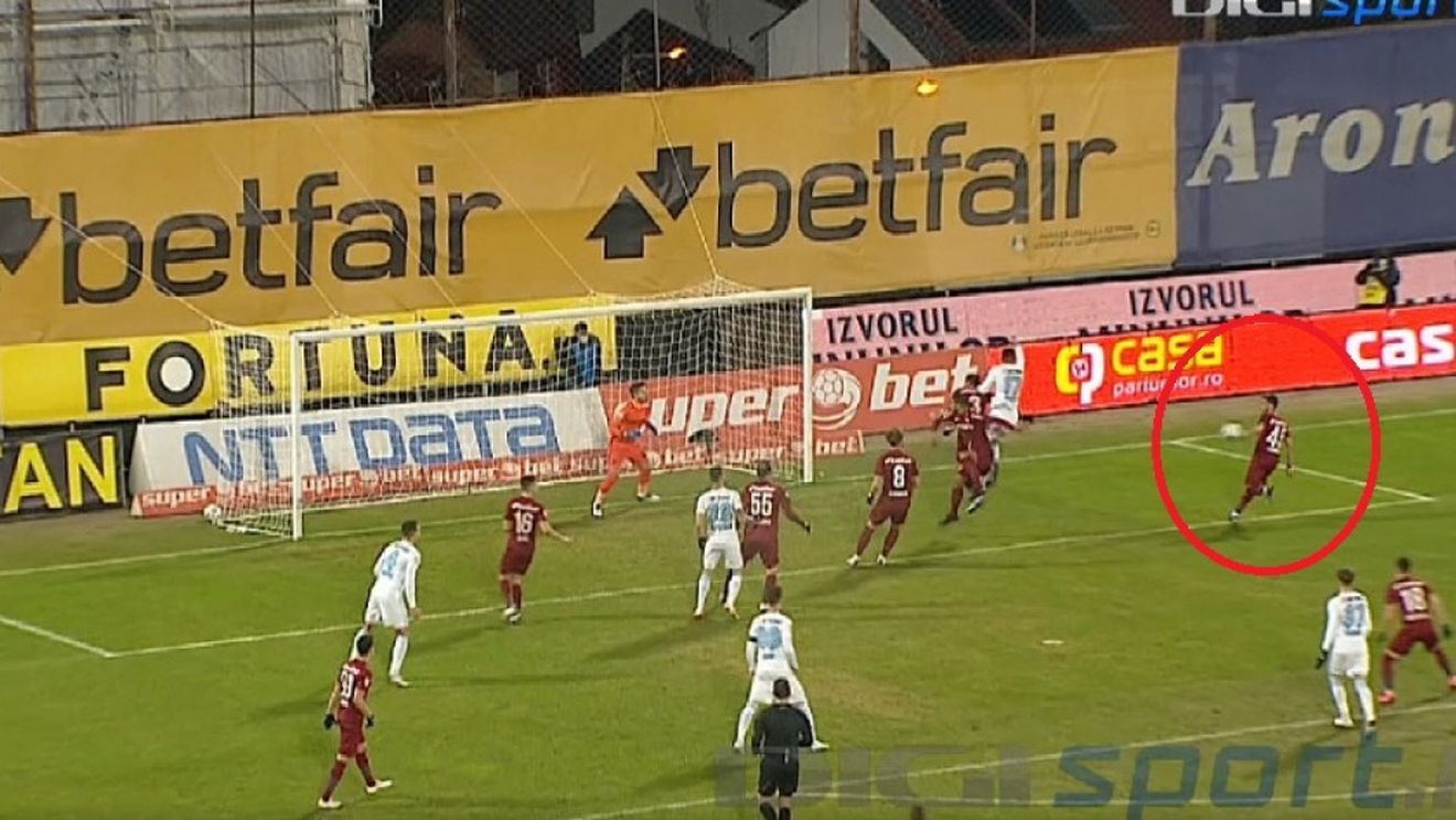 Ce spun "Legile Jocului" și recomandările UEFA despre hențul lui Mario Camora din derby-ul CFR - FCSB! Regulamentele îi dau dreptate lui Istvan Kovacs 