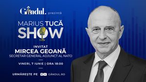 Marius Tucă Show începe vineri, 7 iunie, de la ora 18.00, live pe gândul.ro. Invitat: Mircea Geoană