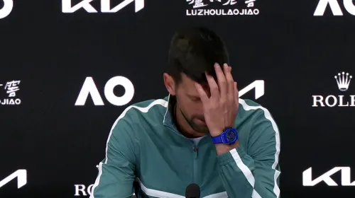 Novak Djokovic, „distrus” după ce a pierdut pentru prima oară în semifinale la Australian Open: „Sunt șocat de cât de prost am jucat!”