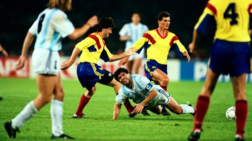Maradona 58 | Argentinianul își serbează ziua de naștere. ProSport a stat de vorbă cu omul care l-a anihilat în ’90 și cu mijlocașul care urma să-l marcheze în ’94: „Mi-a luat tricoul și l-a aruncat în iarbă” + „Nu știu ce se întâmpla dacă ar fi jucat. Dar l-am avut în grijă pe Redondo”