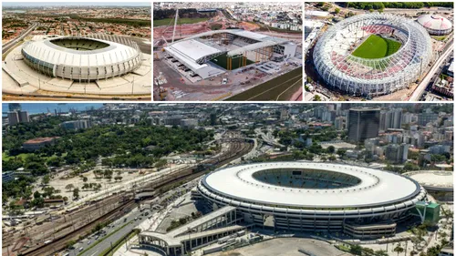 Muncesc contra cronometru. FOTO - În ce stadiu se află stadioanele care vor găzdui Mondialul din Brazilia