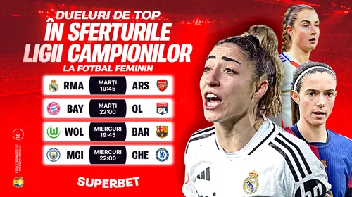 ADVERTORIAL | Show în sferturile Ligii Campionilor la fotbal feminin