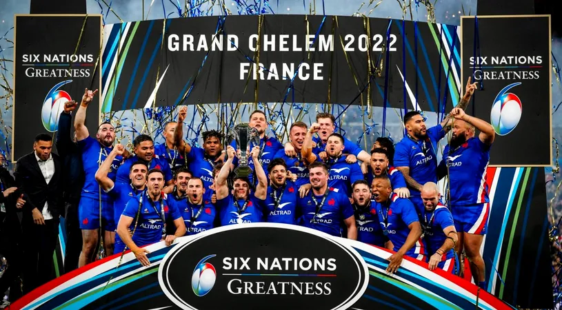 Franța a câștigat Six Nations ediția 2022! Italia, prima victorie în cunoscuta întrecere de rugby după 7 ani și 36 de înfrângeri consecutive | VIDEO