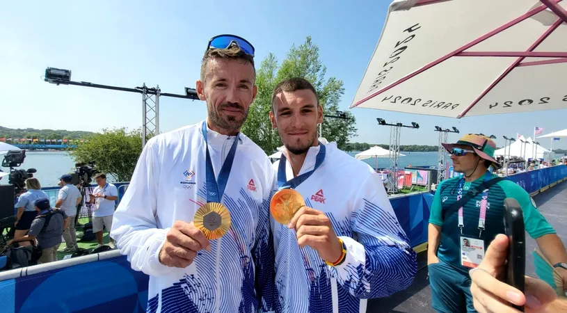 Reacțiile minunate ale campionilor olimpici Andrei Cornea și Marian Enache, după ce au luat aurul la dublu vâsle masculin! Deja se gândesc la următoarea medalie pe care vor să o cucerească: „Să avem palmares complet”