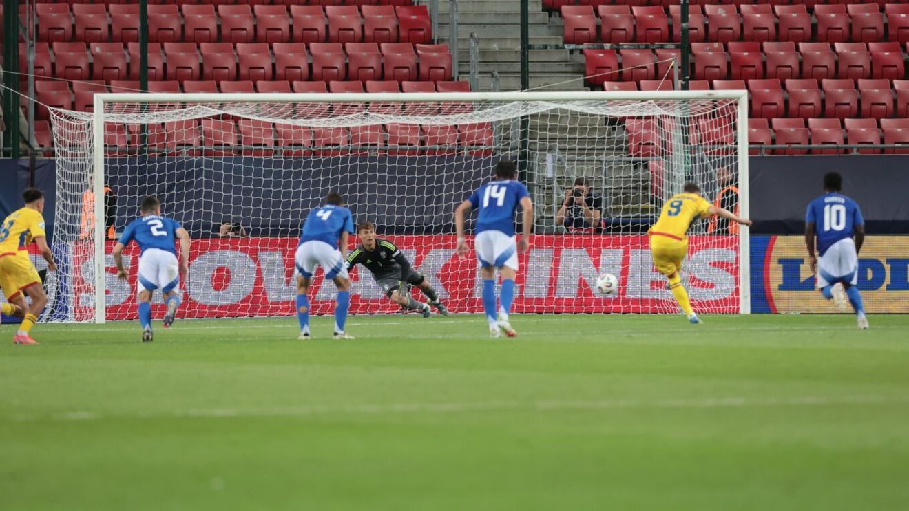 România U21 – Italia U21 0-1. „Tricolorii” lui Daniel Pancu debutează cu stângul la EURO U21 din Slovacia, meci în care Louis Munteanu și-a bătut joc de un penalty când ne era lumea mai dragă