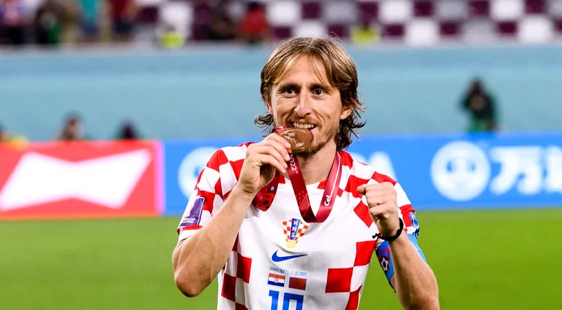 Luka Modric, anunț despre viitorul său la naționala Croației după ce a terminat pe locul 3 la Mondial: „E un moment special!”