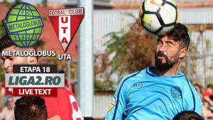 Liderul UTA se încurcă la București, cu Metaloglobus. Laszlo Balint nu şi-a putut învinge fosta echipă
