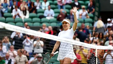 Simona Halep, calificare în turul trei la Wimbledon după ce a revenit magistral în ambele seturi cu Kirsten Flipkens! Românca i-a încheiat cariera belgiencei