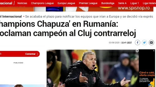 Ce scrie presa internațională despre succesul celor de la CFR Cluj. Federația Română de Fotbal, ironizată de marile publicații din lume