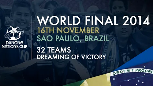 Brazilia, venim. Câștigătoarea Cupei Hagi Danone joacă la Cupa Națiunilor pe 16 noiembrie, la Sao Paulo