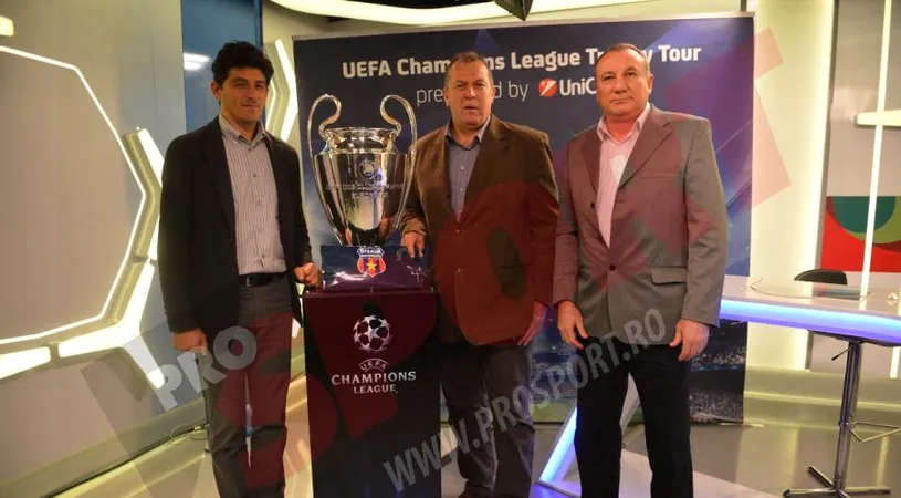 Trofeul Ligii Campionilor a ajuns la București