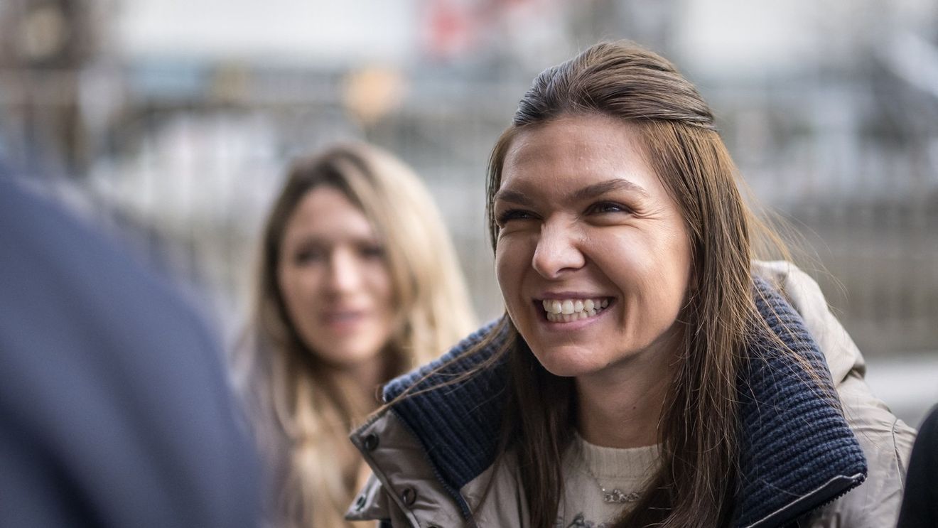 Simona Halep a atras toate privirile! Ținuta all-black le-a tăiat răsuflarea celor din jur