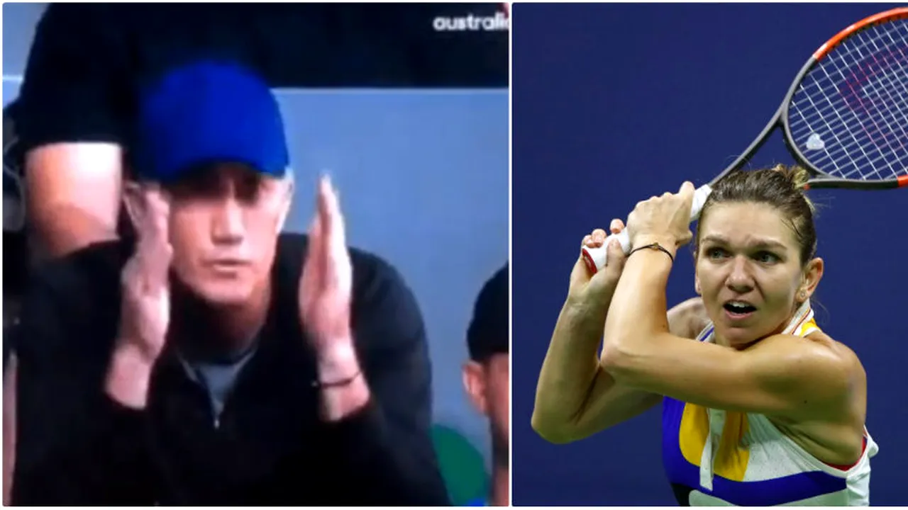 Simona a fost și ea în situația Serenei. VIDEO | Ce a pățit Halep când Cahill a încălcat regulamentul la Australian Open