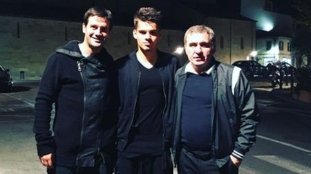 FOTO | Hagi a mers în Italia să se intereseze de situația lui Ianis la Fiorentina. Mesajul superb postat de Cristi Chivu