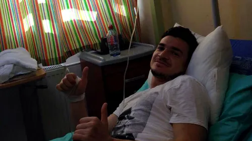 Cosmin Matei a fost externat după operația suferită la umăr: „Mă voi odihni ca să revin în forță”. În cât timp va reveni pe gazon