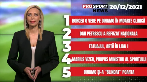 ProSport News | Dan Petrescu a refuzat naționala! Cele mai noi știri din sport | VIDEO