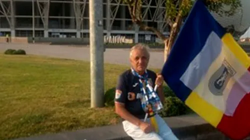 Povestea emoționantă a fanului Universității Craiova care s-a așezat lângă stadion și nu a mai intrat la meci. De ce nu a vrut să vadă derby-ul cu FCSB