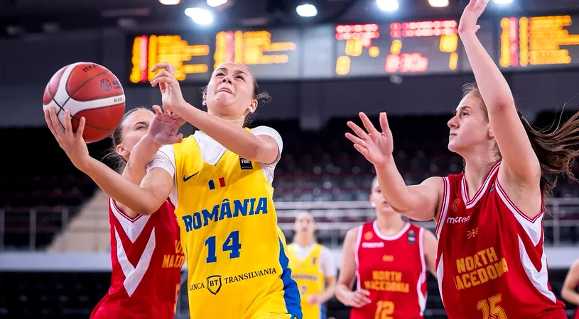 Două victorii mari pentru baschetul juvenil! Naționala feminină Under 18 a trecut de Macedonia de Nord și de Irlanda la FIBA Women’s EuroBasket 2025