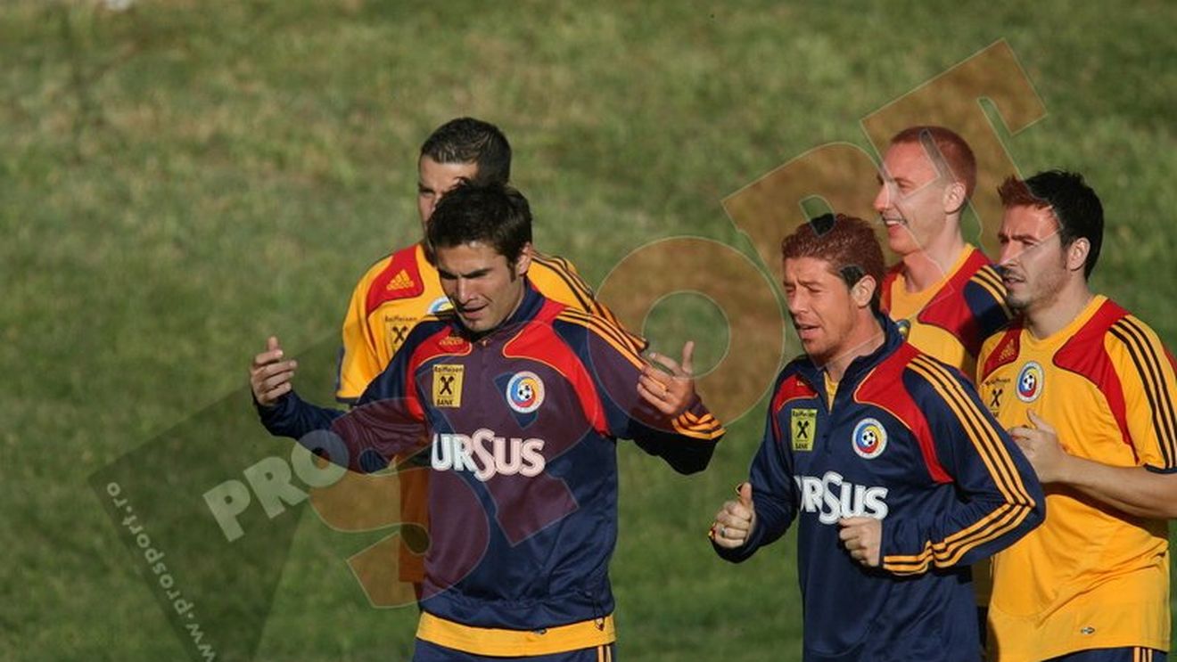 FOTO** Mutu, în formă la antrenamentul naționalei! Chivu nu s-a pregătit astăzi!