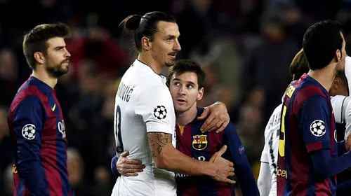 O nouă dublă PSG – Barcelona în acest sezon. Ibrahimovic, marele absent din prima manșă a sferturilor de finală. Cele mai interesante cifre din meciurile directe